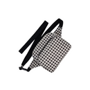 Fanny Pack - Black & White Gingham