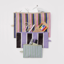 Flat Pouch Set - Candy Shop Stripes