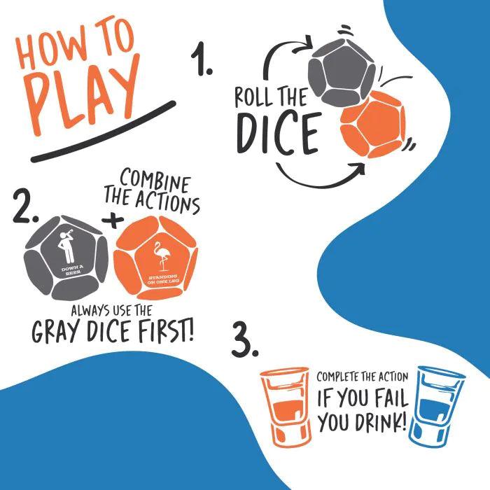 Diced - Giant Dice Drinking Game