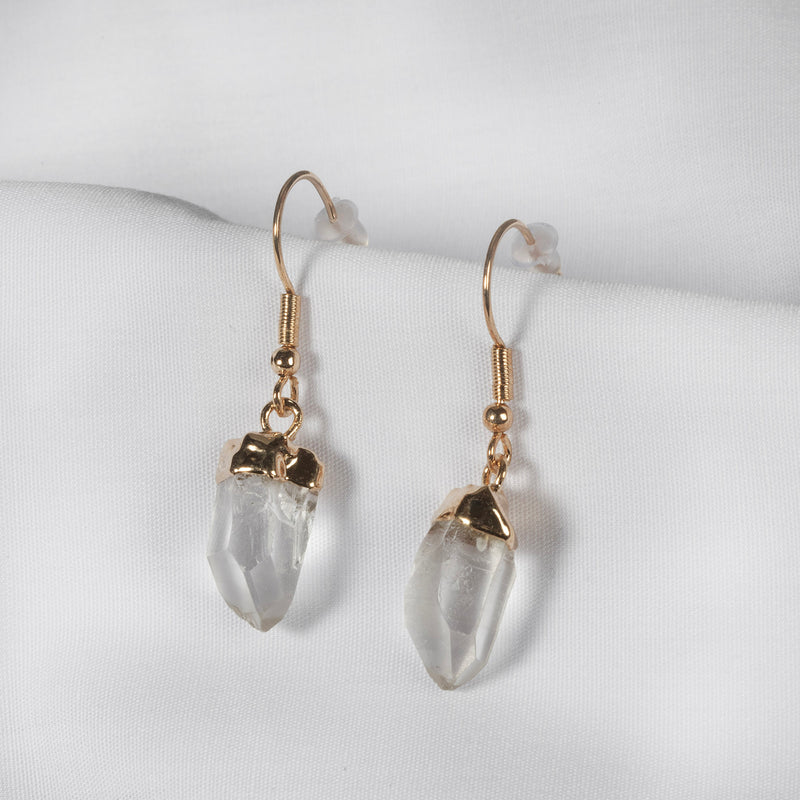 Giftstones Earring - Quartz Point