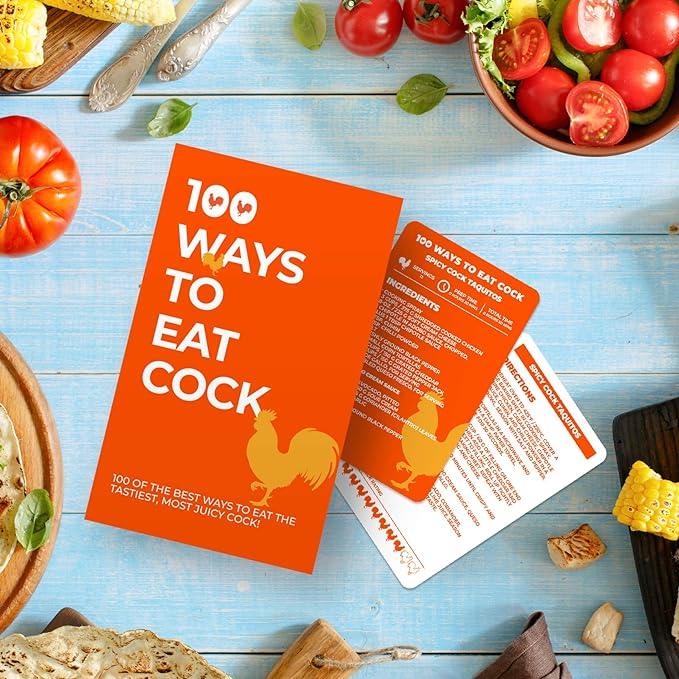 100 Ways To Eat Cock Cards