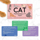Cat Personality Test Cards