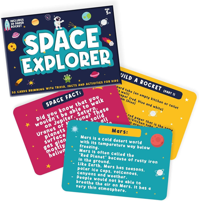 Kids Space Explorer Cards
