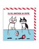 Gemma Correll Partner in Crime Greeting Card
