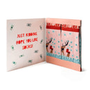 Holiday Gift Card and Sock Set - Make It Reindeer