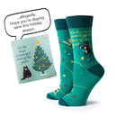Holiday Gift Card and Sock Set - Wonderful Time