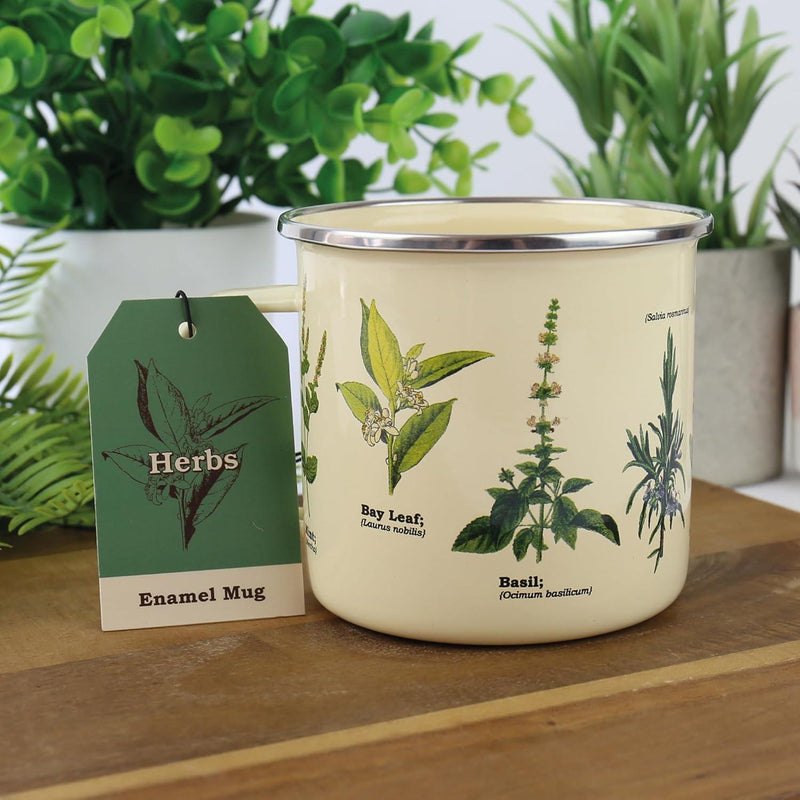 Enamel Mug - Herbs