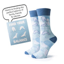 Holiday Gift Card and Sock Set - Festive Balance