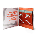 Holiday Gift Card and Sock Set - Naughty Season