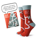Holiday Gift Card and Sock Set - Naughty Season