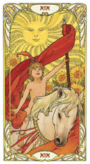 Golden Art Nouveau Tarot - Grand Trumps (gold foil)