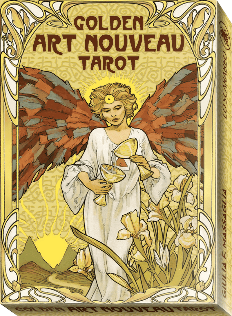 Golden Ar Nouveau Tarot - Grand Trumps (gold foil)