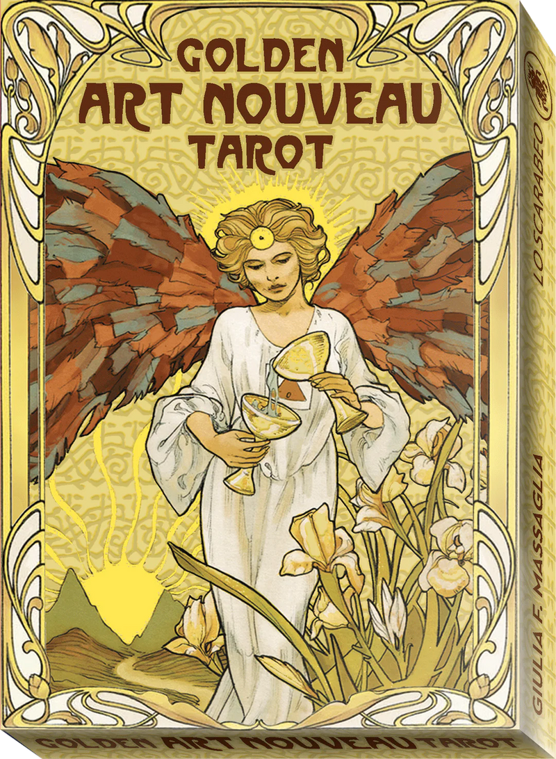 Golden Ar Nouveau Tarot - Grand Trumps (gold foil)