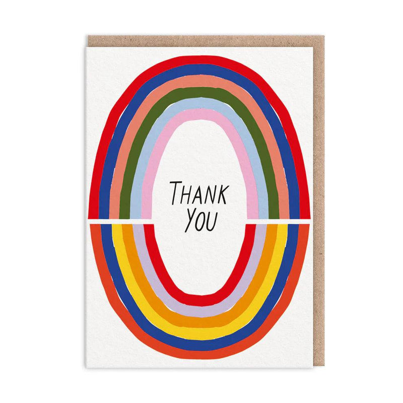 Thank You Double Rainbow Card