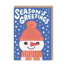 Seasons Greeting Snowman Card