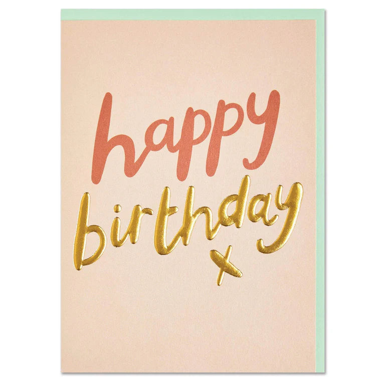 Happy Birthday - Script Card