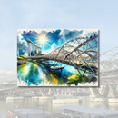 Singapore Postcard - Helix Bridge
