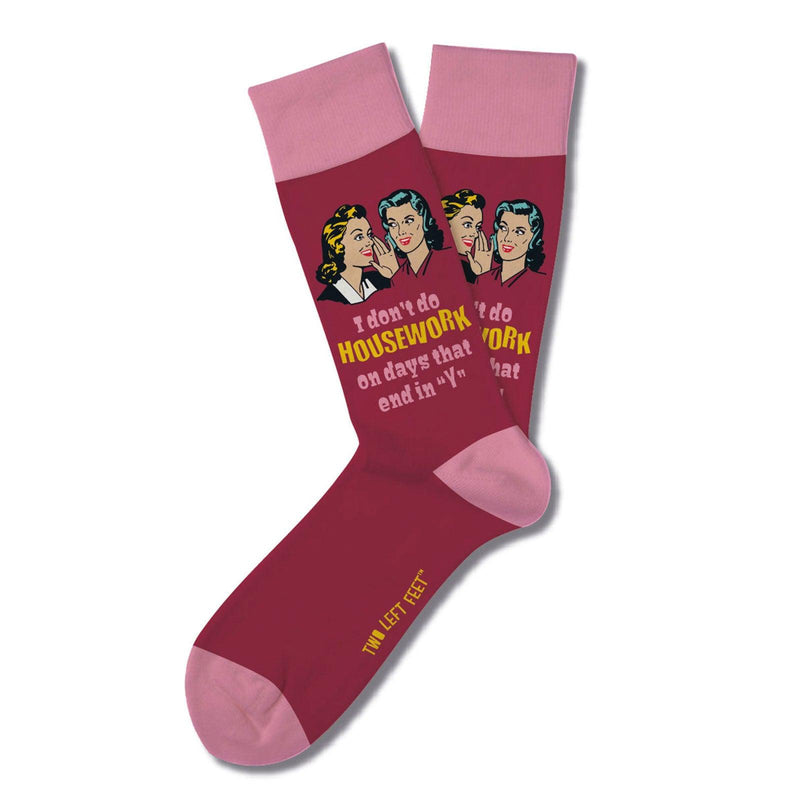 Retro Remix Socks - I Don’t Do Housework On Days