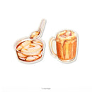 Acrylic Pin - Tau Fu Fah &  Teh Tarik