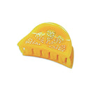 Mini Hair Claw Clip - Lemon Slice