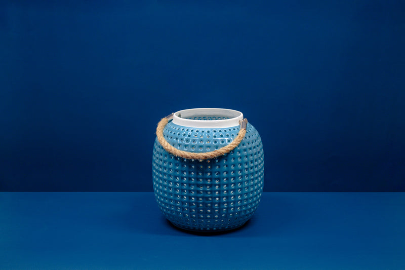 Porcelain Lamp - Turquoise Lantern
