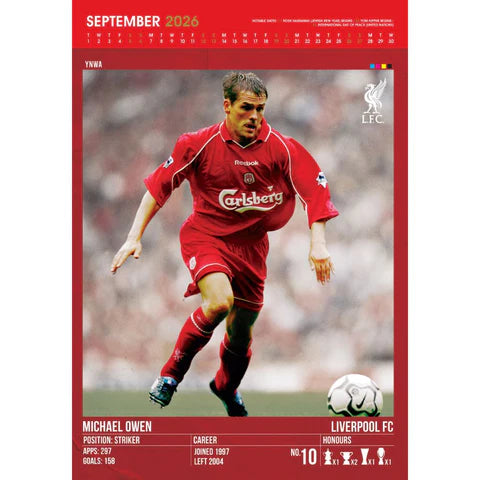2026 A3 Deluxe Calendar - Liverpool FC (Pre-Order Arrives End Nov)
