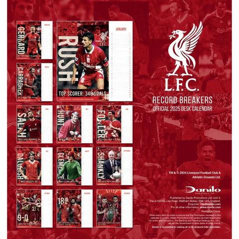 Liverpool FC 2025 Desk Easel Calendar