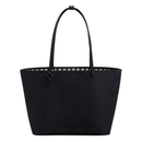 Large Nylon Reversible Tote - Black Mix