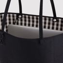 Large Nylon Reversible Tote - Black Mix