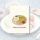 Little Local Loves Postcard - Chicken Rice