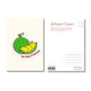 Little Local Loves Postcard - King Of Durians