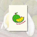 Little Local Loves Postcard - King Of Durians