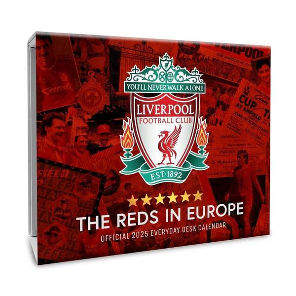 Liverpool FC 2025 Desk Block Calendar (PreOrder Ends Nov) For Kids