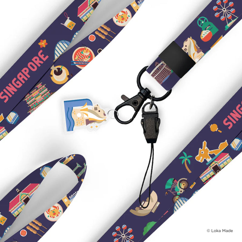 Lanyard - Vibrant SIngapore
