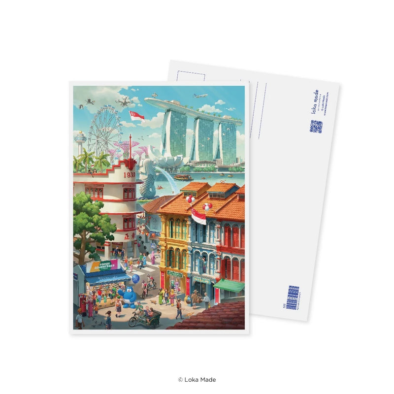 Singapore Series Postcard - Timeless Singapore