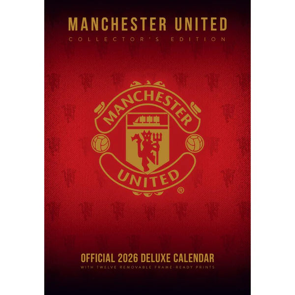 2026 A3 Deluxe Calendar - Manchester United FC (Pre-Order Arrives End Nov)