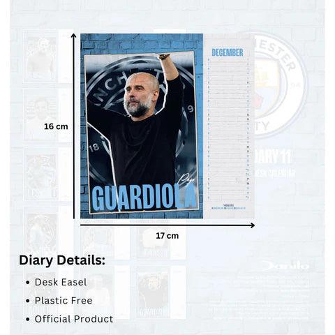 Manchester City FC 2025 Desk Easel Calendar