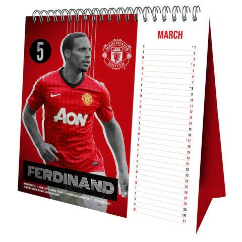 Manchester United FC 2025 Desk Easel Calendar