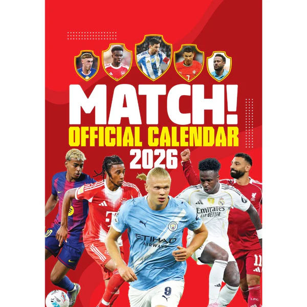 2026 A3 Calendar - Match! Football (Magazine)