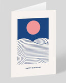 Happy Birthday Sun and Sea Card