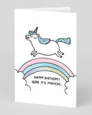 Magical Unicorn Birthday Card