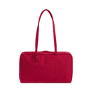 Medium Nylon Bowler Bag - Cherry