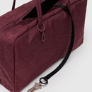 Medium Nylon Bowler Bag - Mahogany