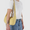 Medium Nylon Crescent Bag - Butter