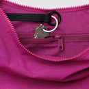 Medium Nylon Crescent Bag - Deep Fuchsia (Pre Order Arrives End Feb)