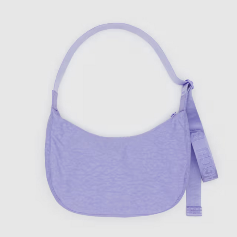 Medium Nylon Crescent Bag - Embroidered My Melody Strawberry