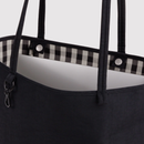 Medium Nylon Reversible Tote - Black Mix