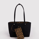Medium Nylon Reversible Tote - Leopard Mix