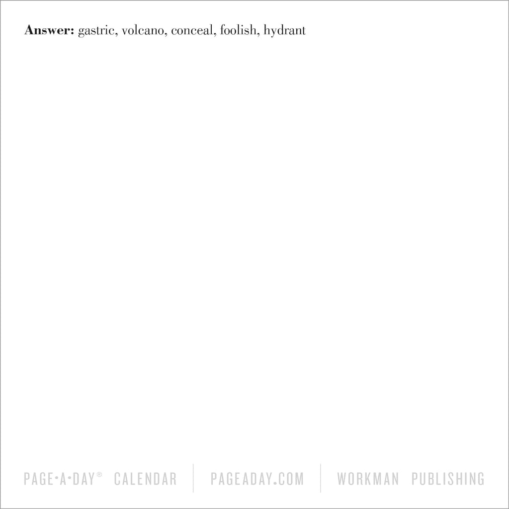 Mensa 365 Brain Puzzlers PageADay Calendar 2024 For Kids
