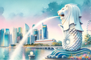 Sticker - Merlion Park
